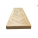 Oak Herringbone Top - matt lacquer 