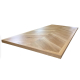 Oak Herringbone Top - matt lacquer 