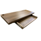 Walnut Desk top - Satin Lacquer  - keyboard tray 