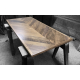 Walnut  Herringbone Top - Satin  lacquer 